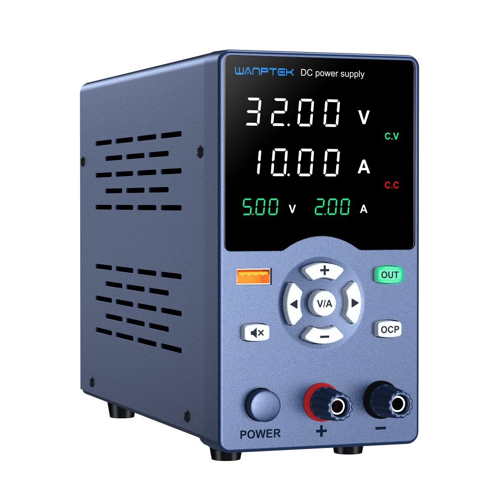 Fonte de Bancada Wanptek GC3010 32V 10A 320W Azul