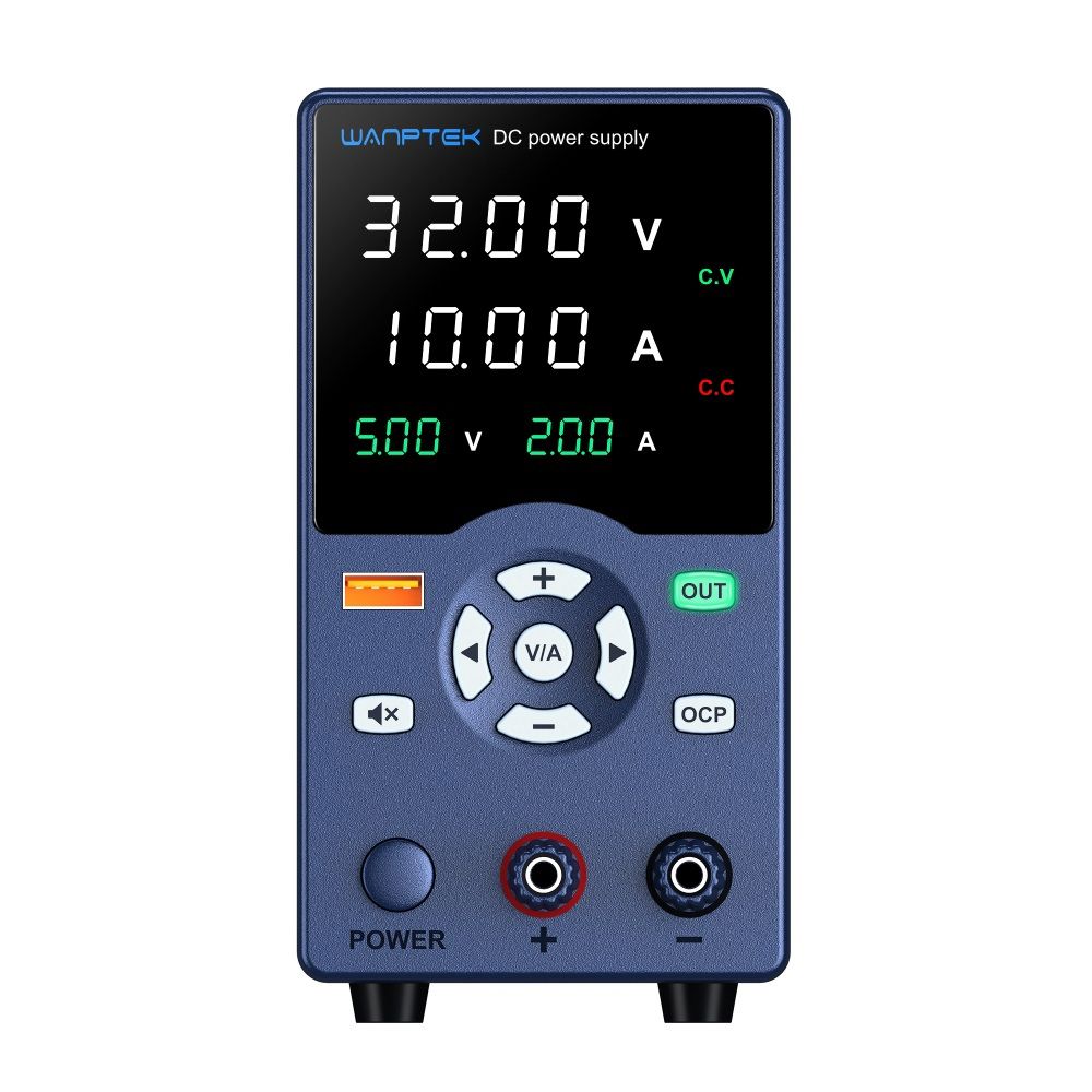 Fonte de Bancada Wanptek GC3010 32V 10A 320W Azul